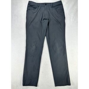 Lululemon ABC Pant Classic Fit Gray Technical Trousers Mens 35x32